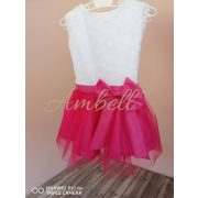 Ambell fehér/pink alkalmi ruha